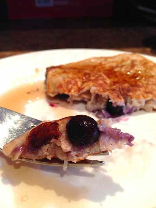 Simplest, Healthiest Blueberry Pancakes