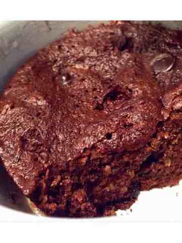 1 Min Chocolate Protein Brownie