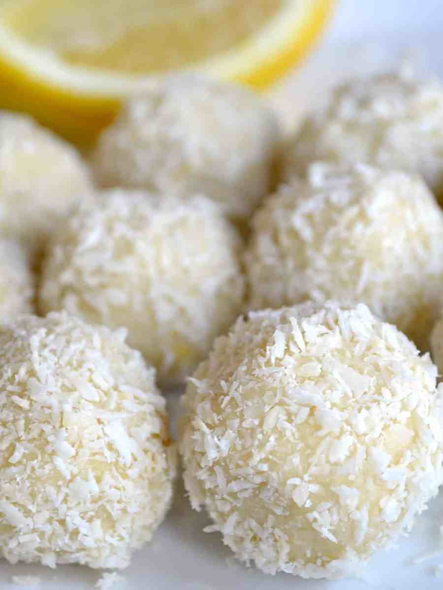 Keto Lemon Coconut Balls (NoBake) Mouthwatering Motivation