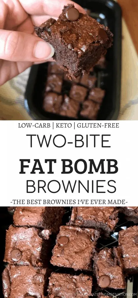 TWO-BITE FAT BOMB BROWNIES