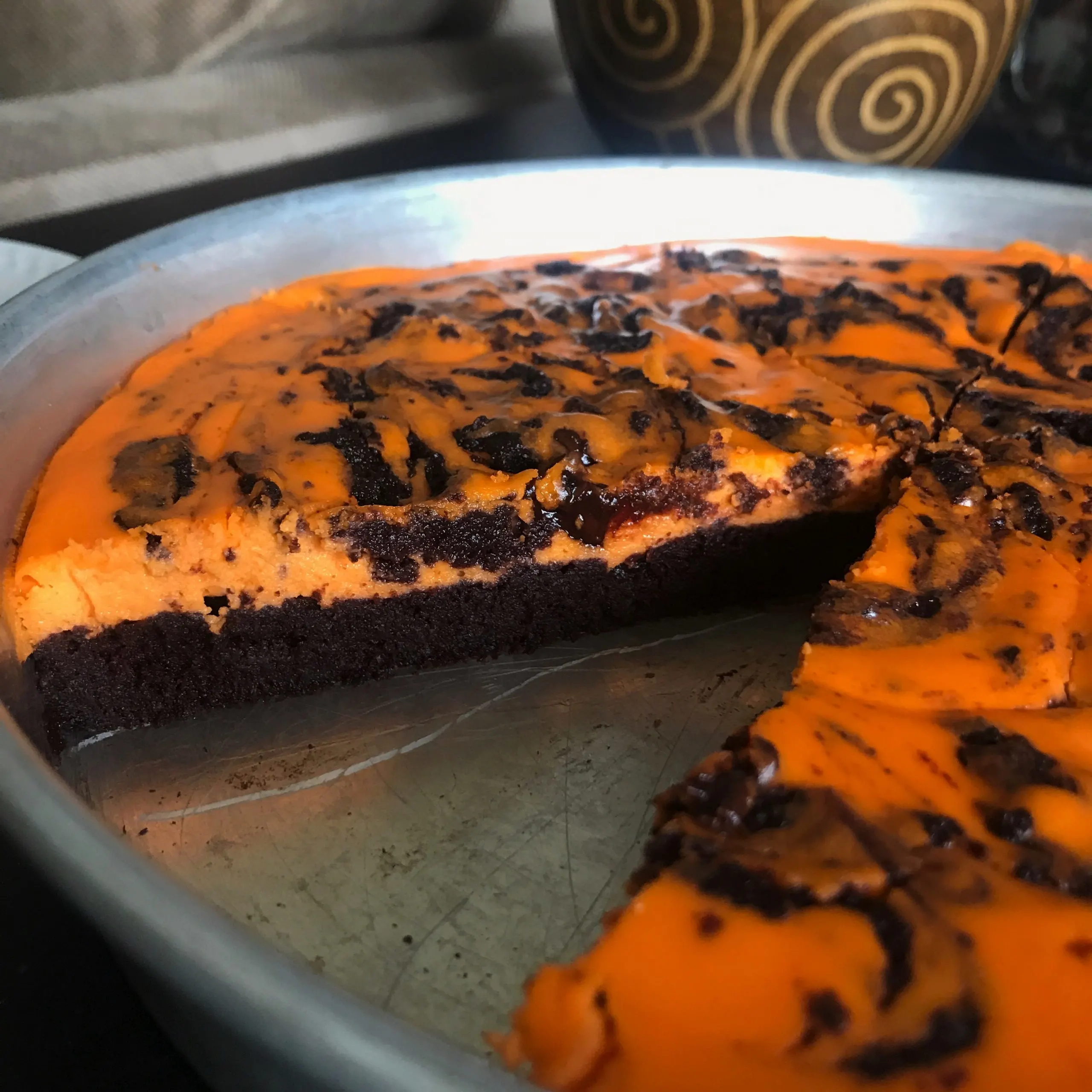 low carb cream cheese brownie cake