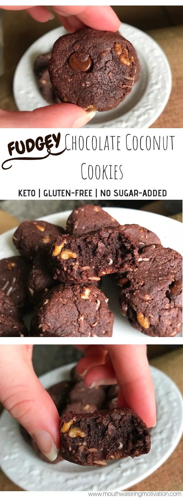 keto chocolate coconut cookies
