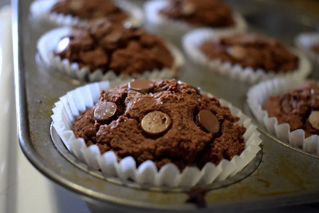 Keto Double Chocolate Muffins