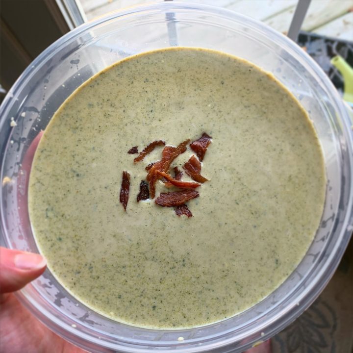 Low-Carb Creamy Broccoli and Leek Soup - Mouthwatering Motivation