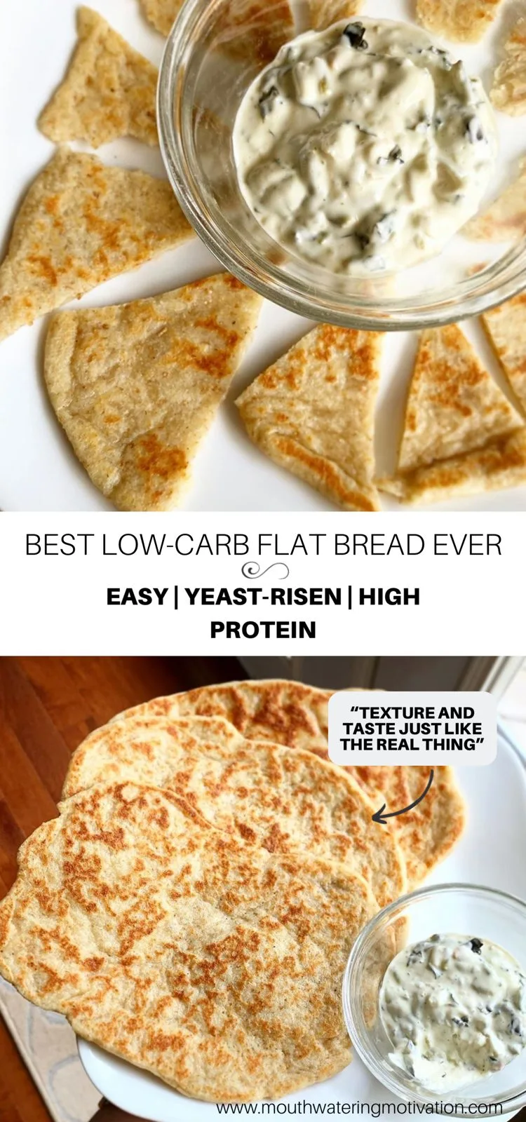 low-carb flat bread