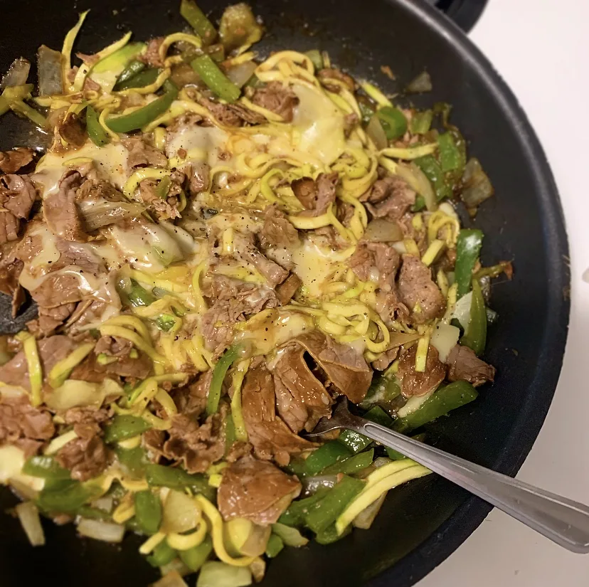 Philly Cheesesteak Stir-fry 