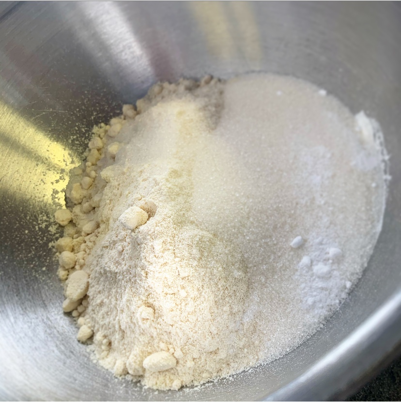 monkfruit sweetener and almond flour