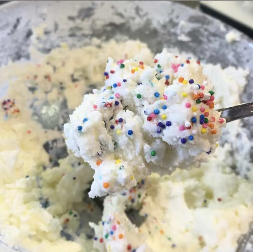 cream cheese sprinkle dough