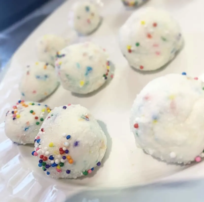 cream cheese mint balls