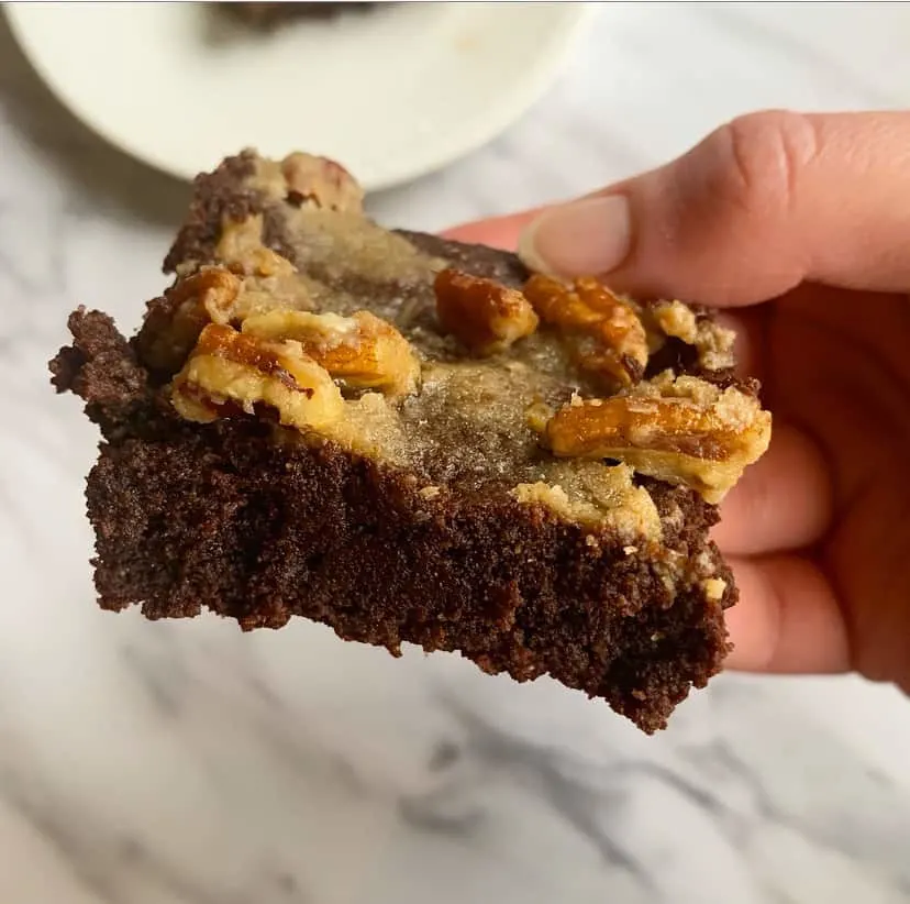 keto turtle brownies