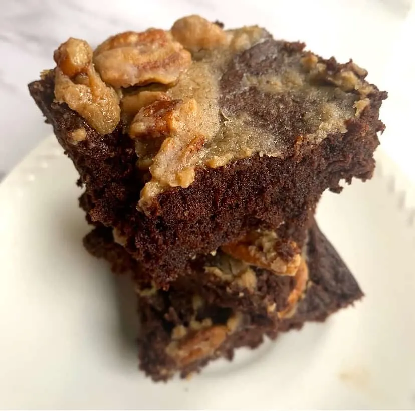 keto turtle brownies