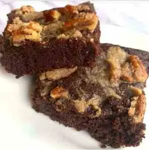 keto turtle brownies