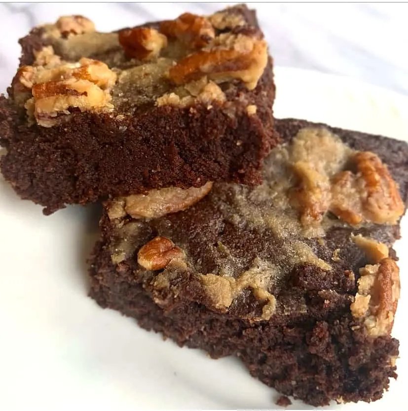 keto turtle brownies