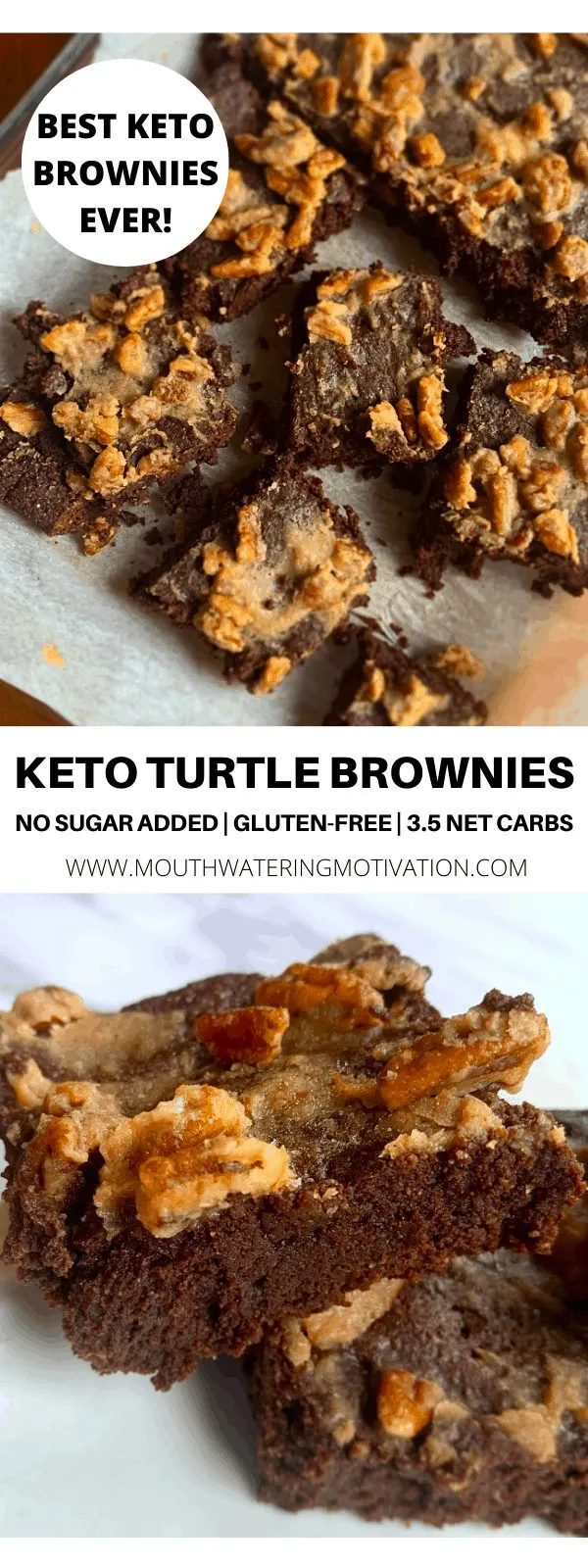 keto turtle brownies