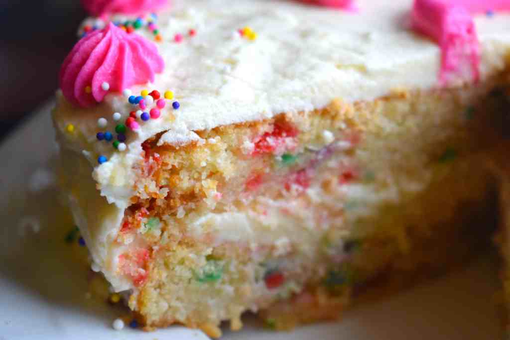 gluten free Funfetti Cake