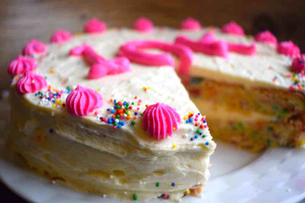 keto funfetti birthday cake