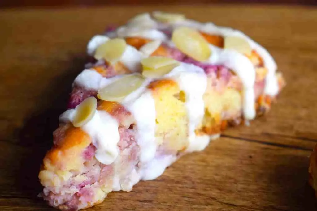 Keto Raspberry Almond Scones
