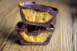low carb chocolate caramel cups