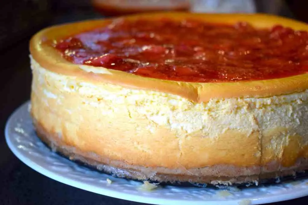 keto strawberry new york cheesecake