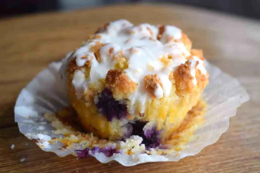 Keto Lemon Blueberry Muffins