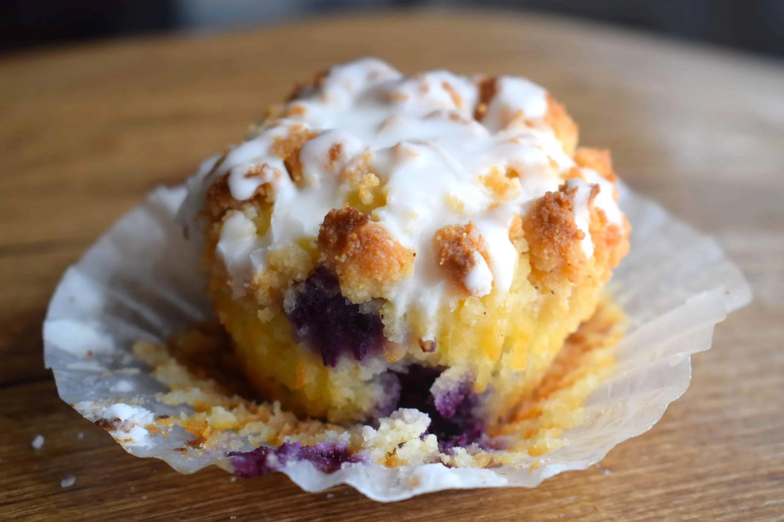 Keto Lemon Blueberry Muffins