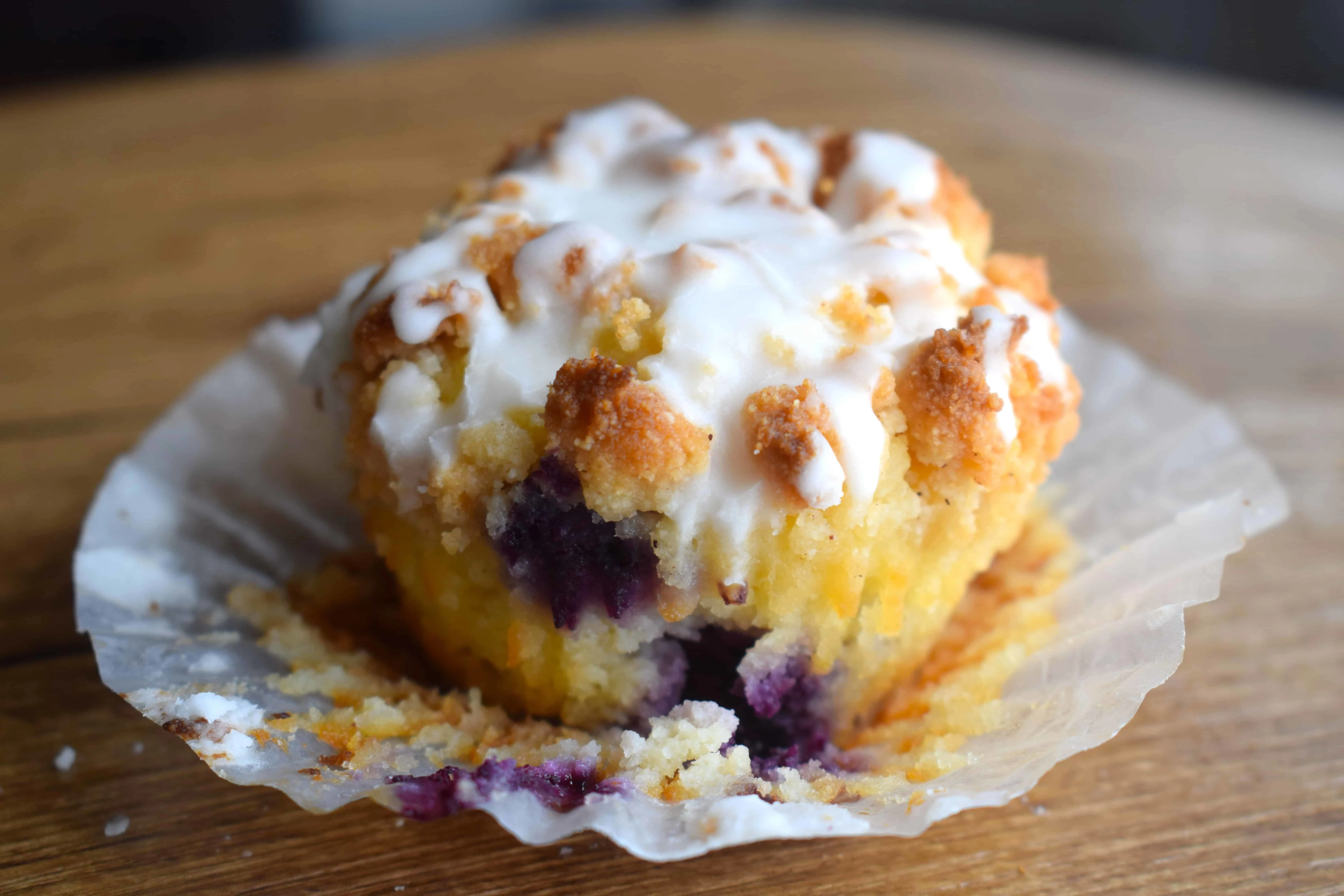 Keto Lemon Blueberry Muffins
