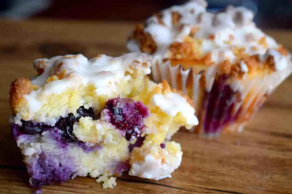 keto lemon blueberry muffins