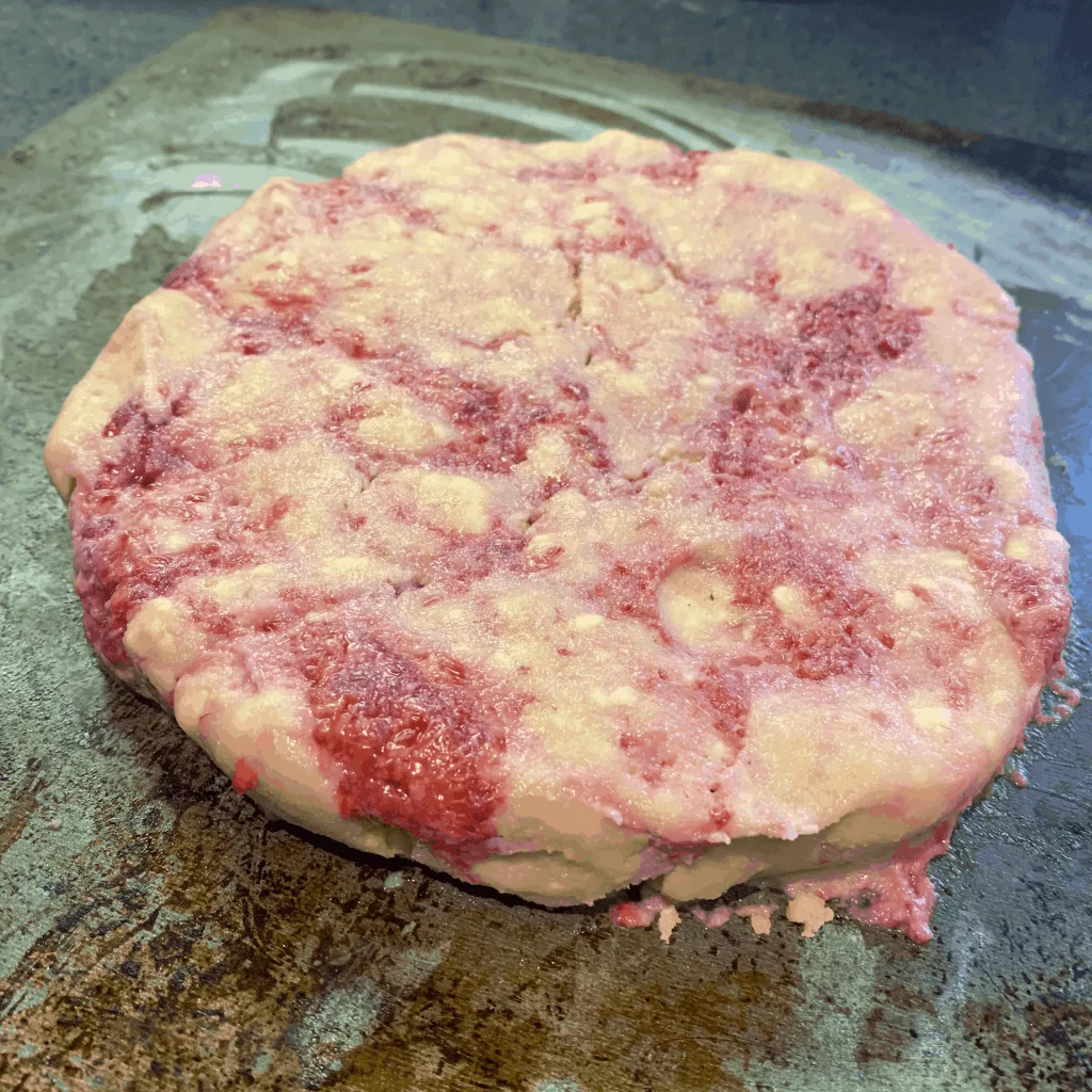 keto raspberry scones