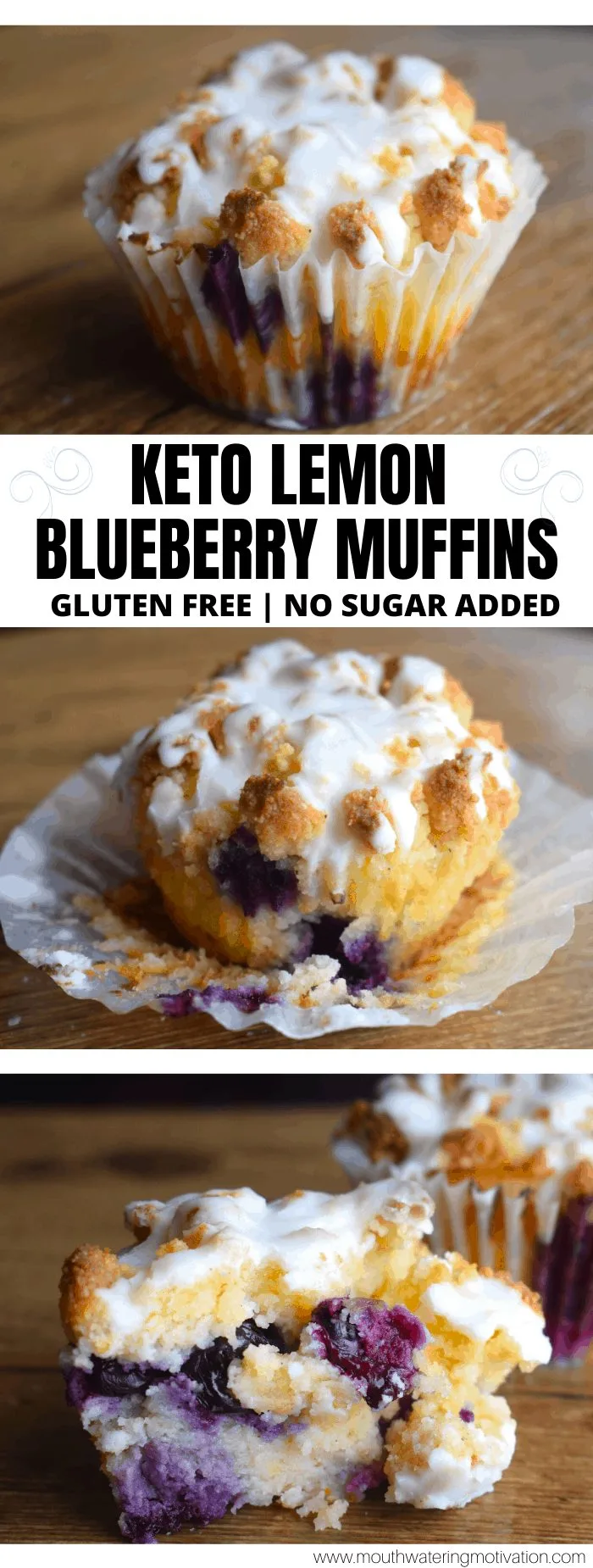 keto lemon blueberry muffins