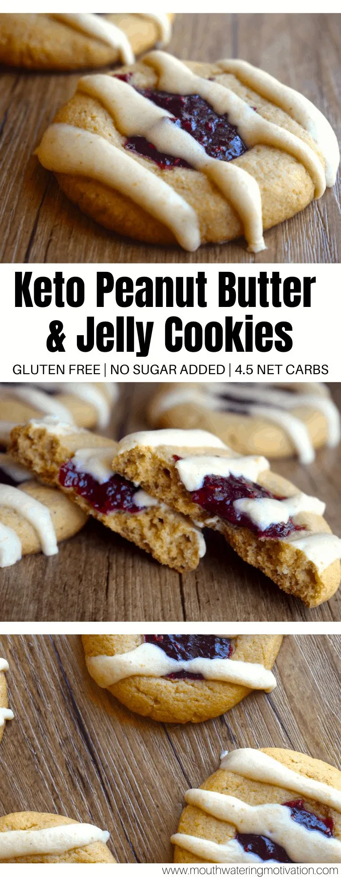 Keto Peanut Butter & Jelly Cookies Keto Peanut Butter & Jelly Cookies