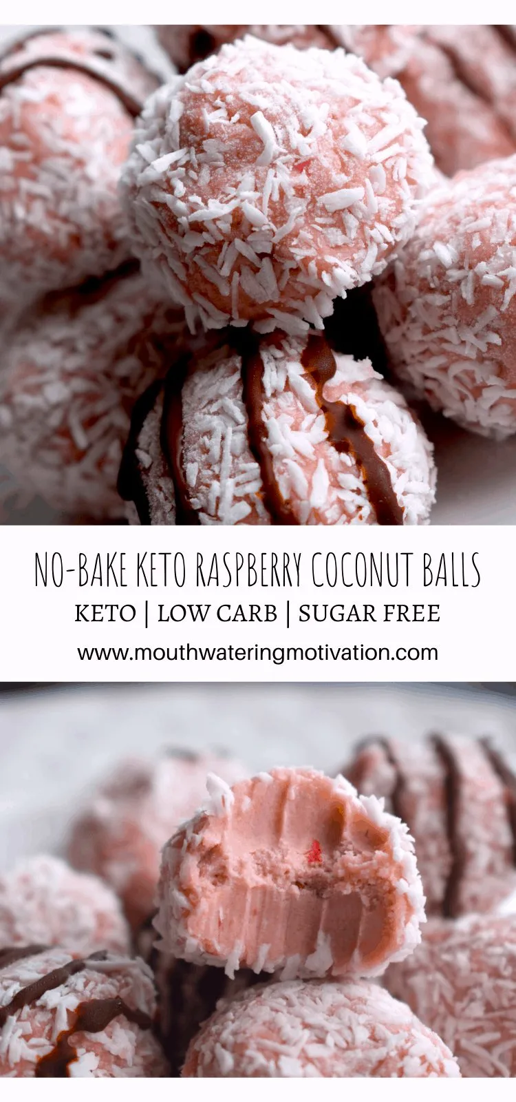 keto raspberry lemon coconut balls