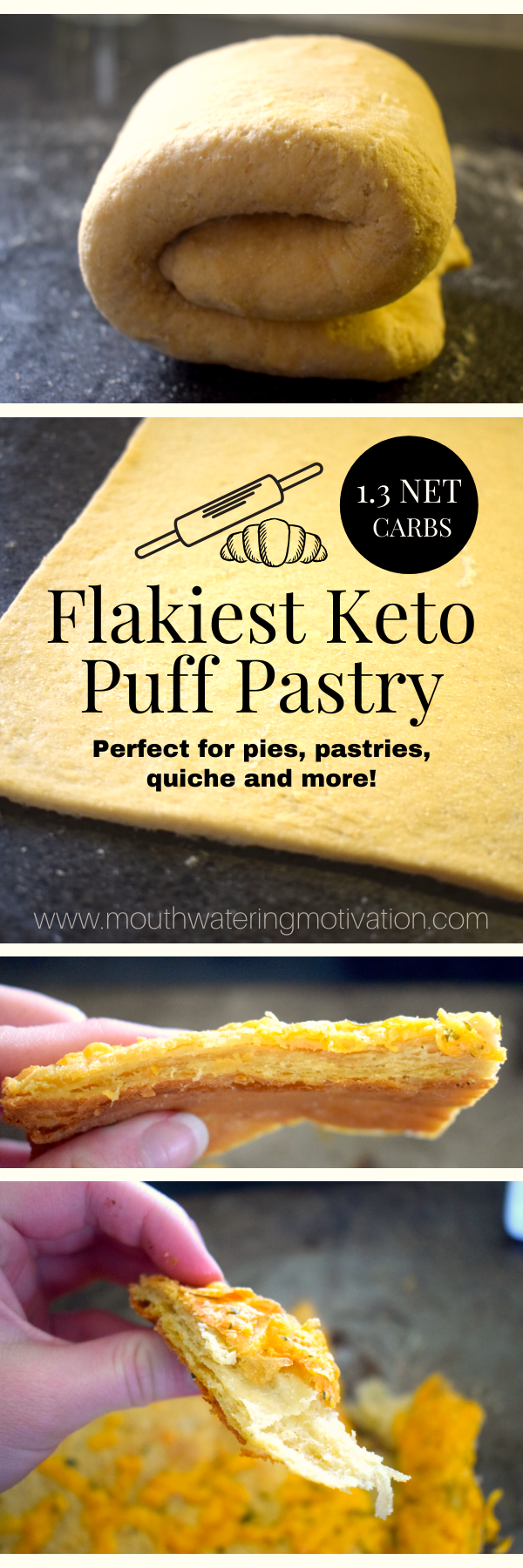 Flakiest Keto Puff Pastry