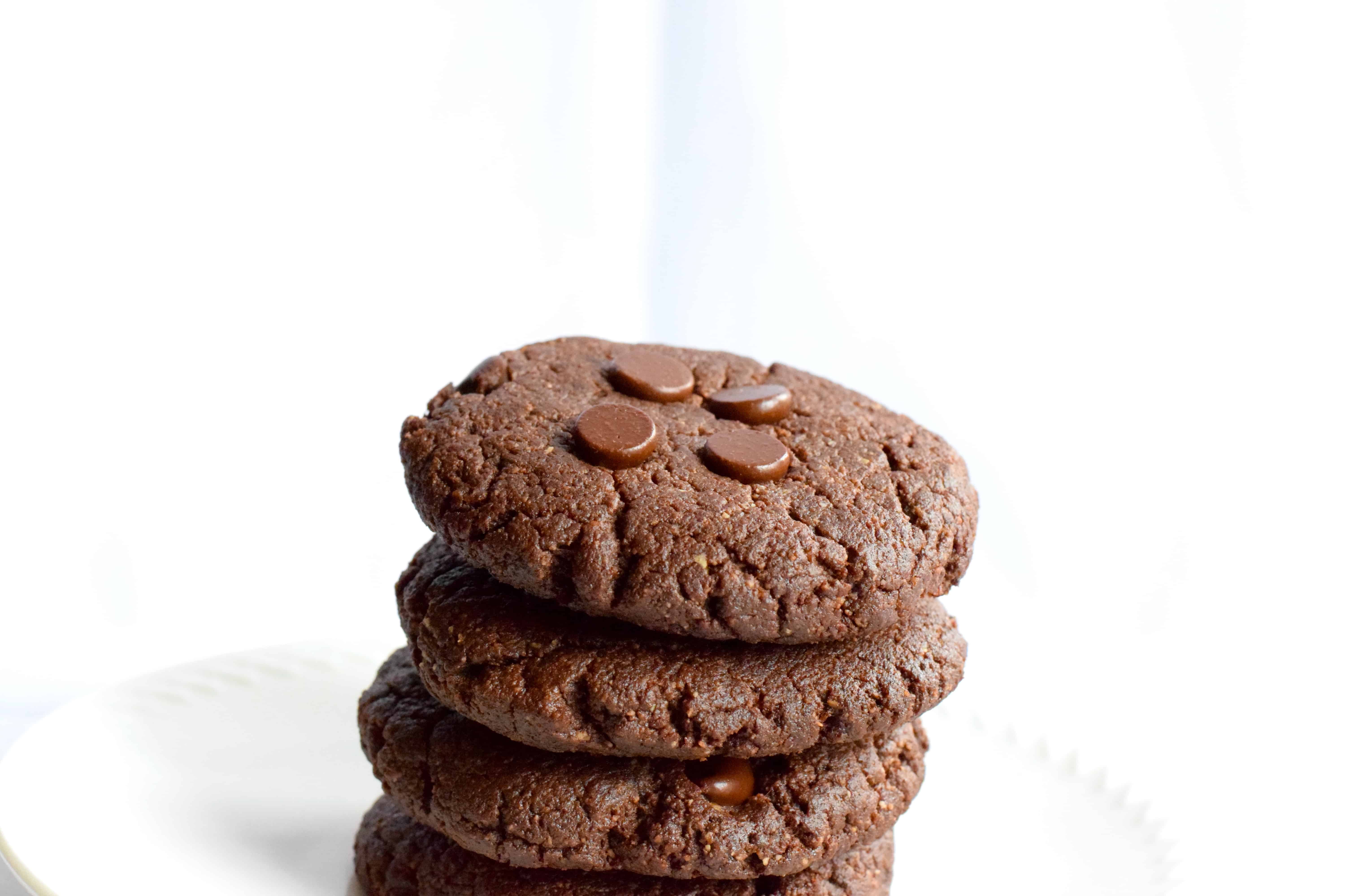 keto double chocolate cookies