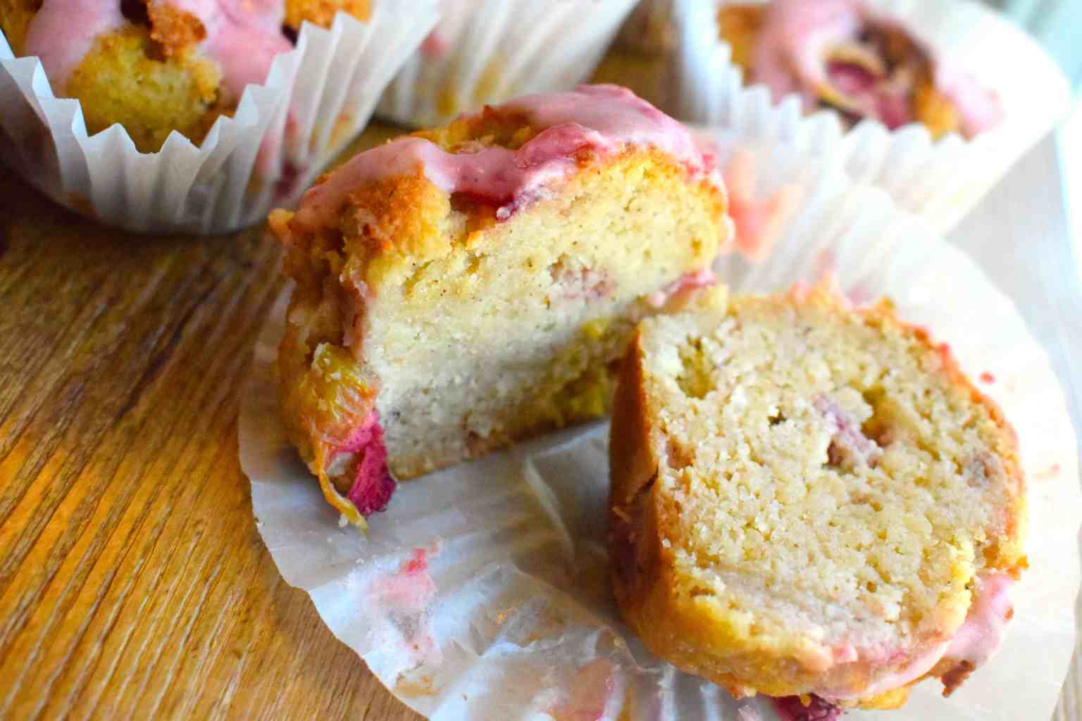 Keto Strawberry Rhubarb Muffins Mouthwatering Motivation