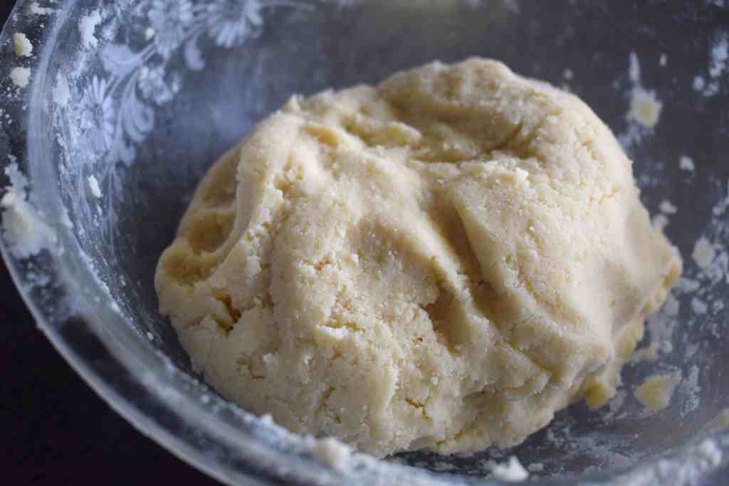 keto shortbread dough