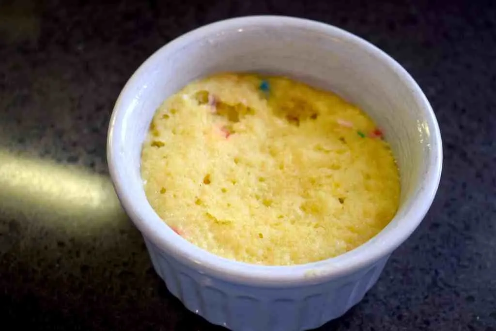 keto funfetti mug cake