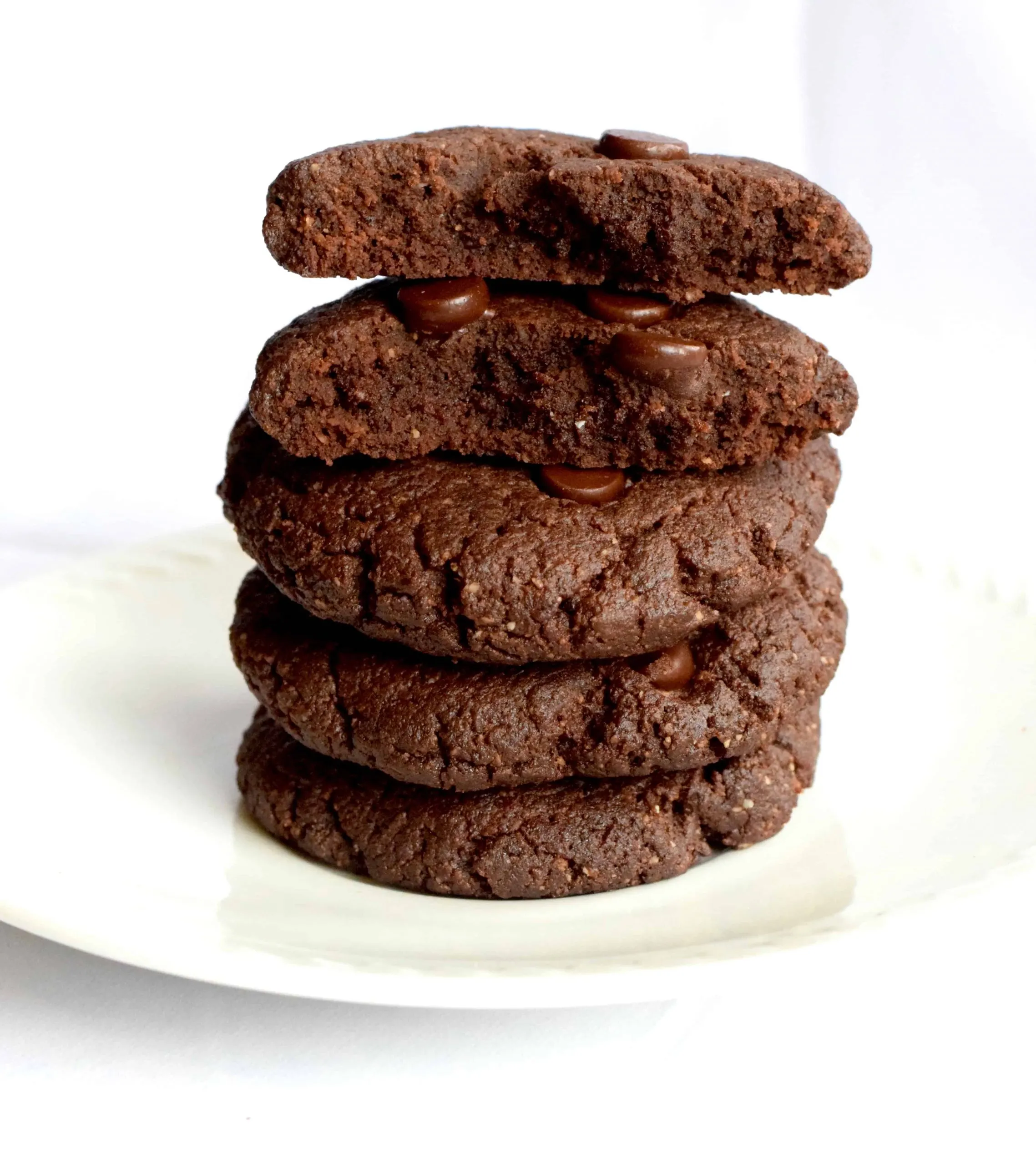 Keto Chewy Double Chocolate Cookies