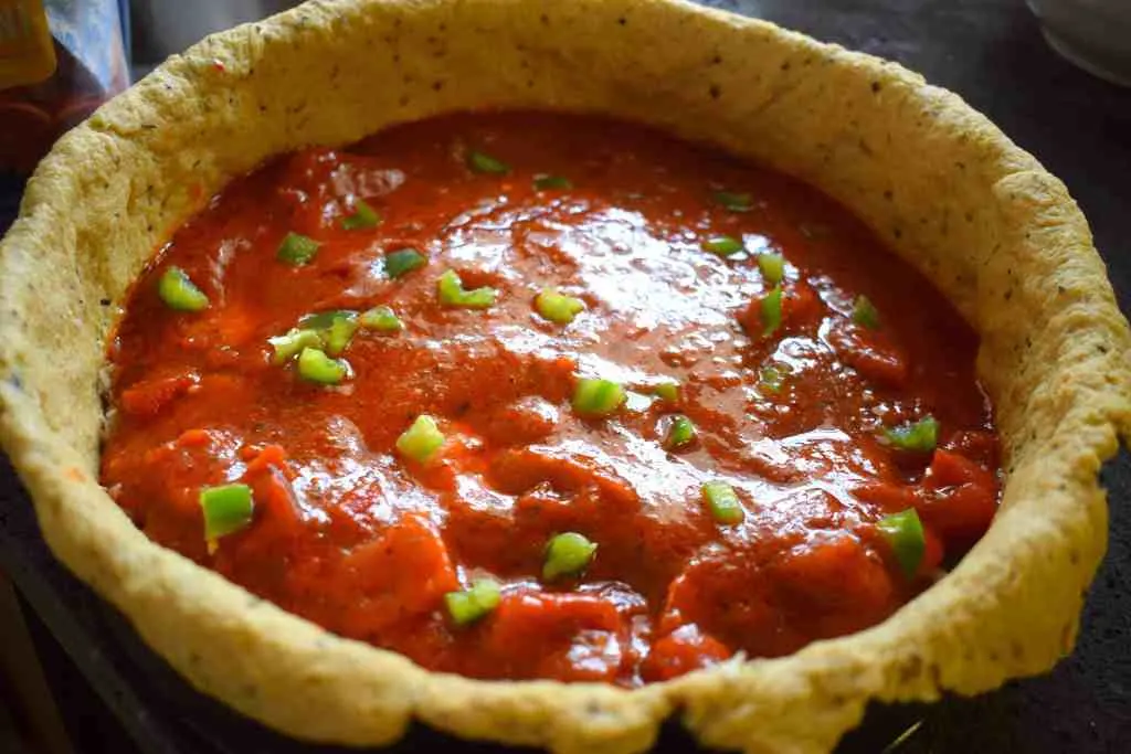 low carb pizza crust fillings