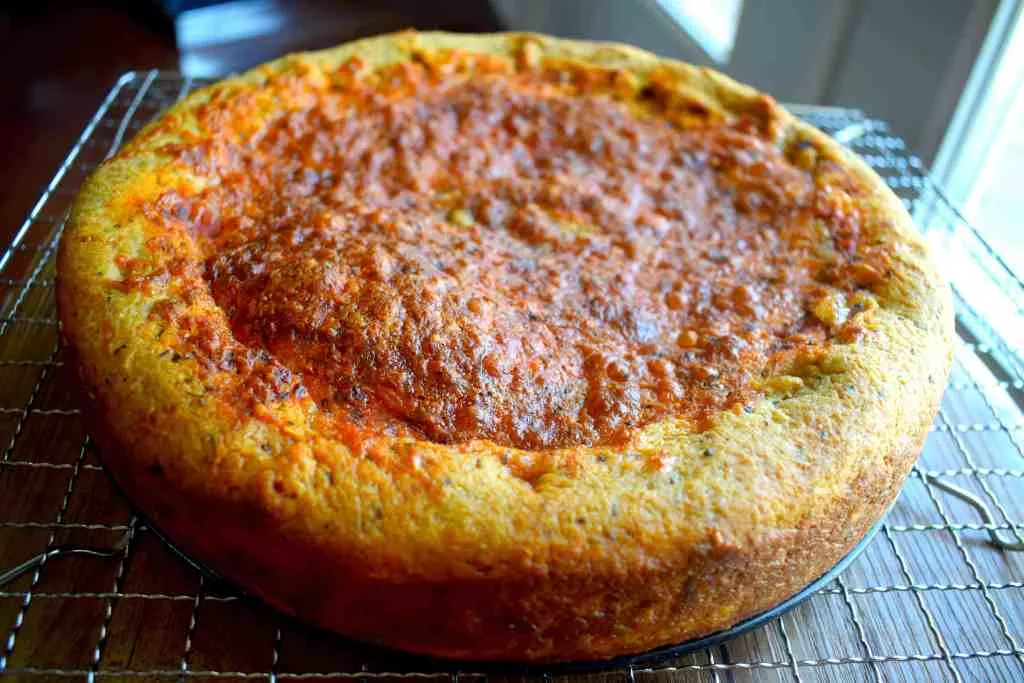 keto deep dish pizza