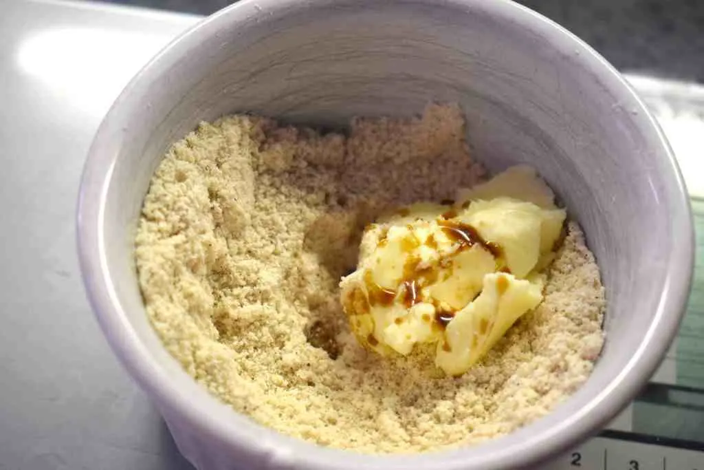 butter vanilla Xanthan Gum coconut flour almond flour