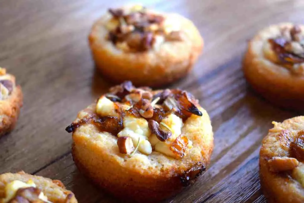 keto goat cheese tartlets