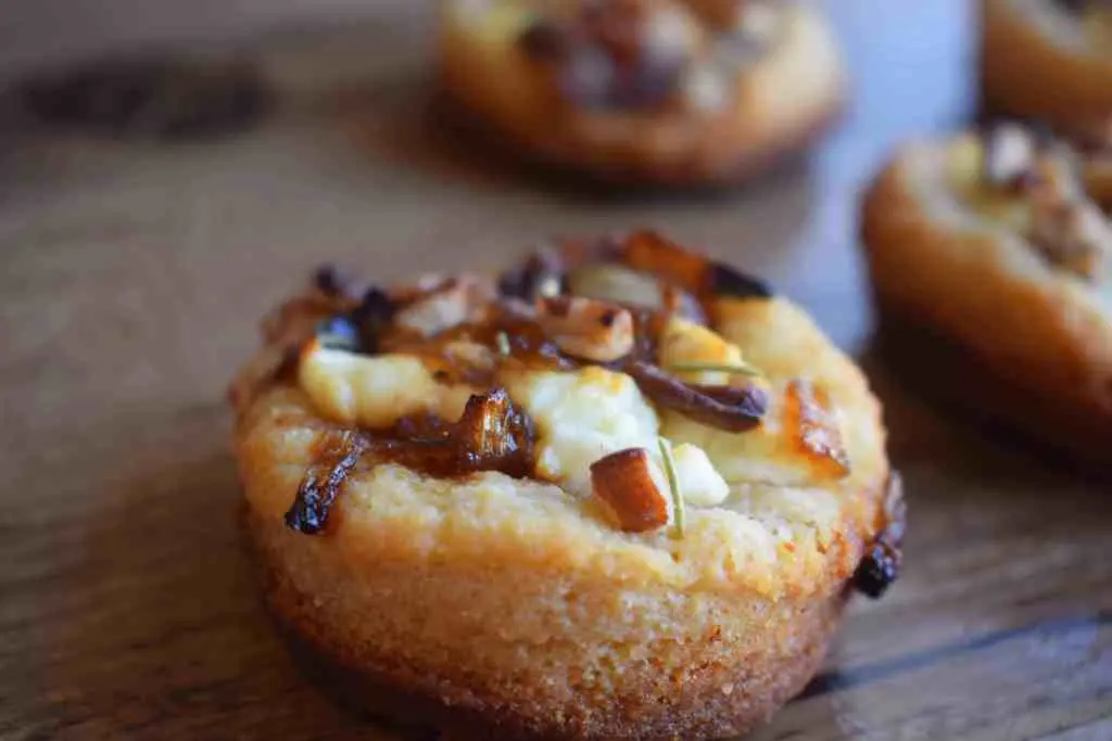 keto pecan goat cheese tarts