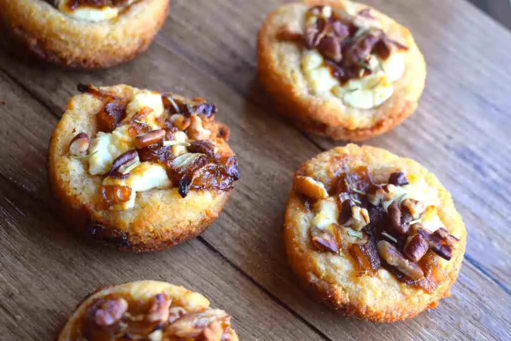 keto goat cheese tartlets