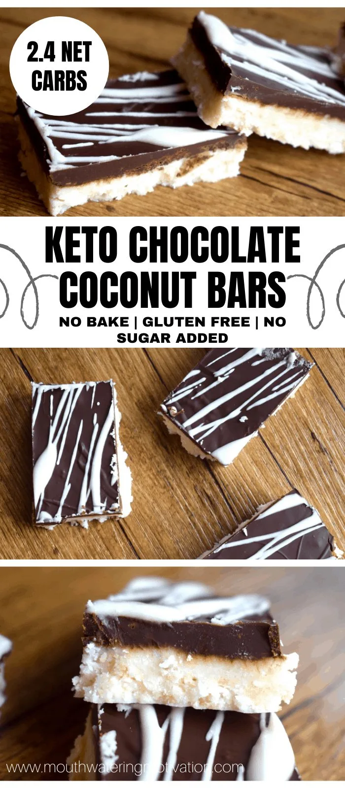 KETO CHOCOLATE COOCNUT BARS
