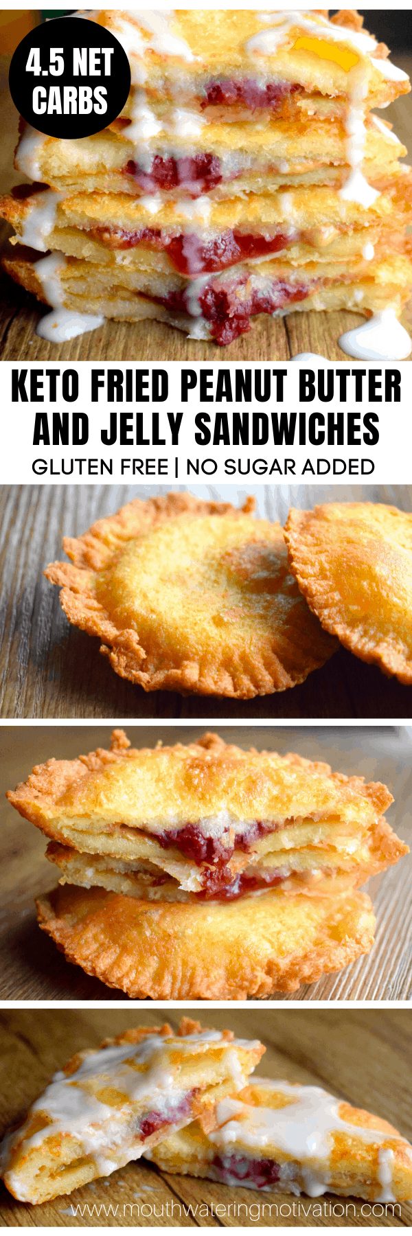 keto fried peanut butter and jelly sandwiches