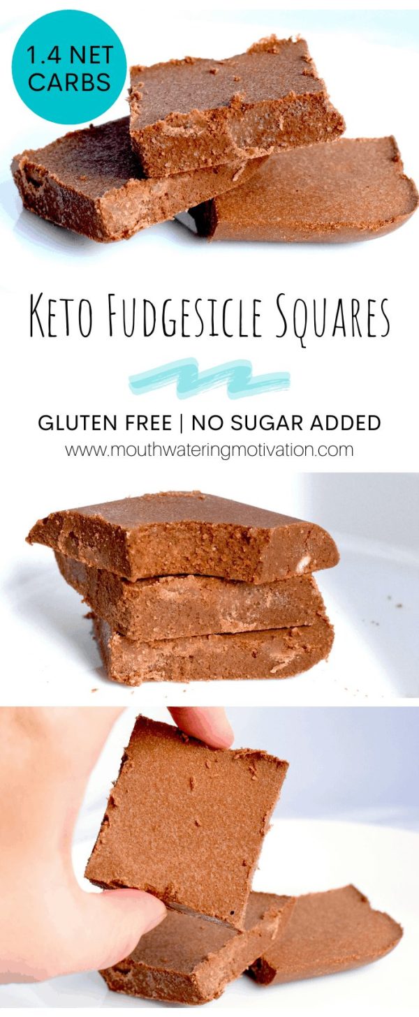 Keto Fudgesicle Squares Mouthwatering Motivation