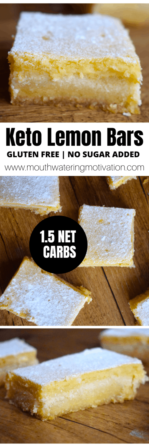 Keto Low Carb Lemon Bars Recipe Mouthwatering Motivation