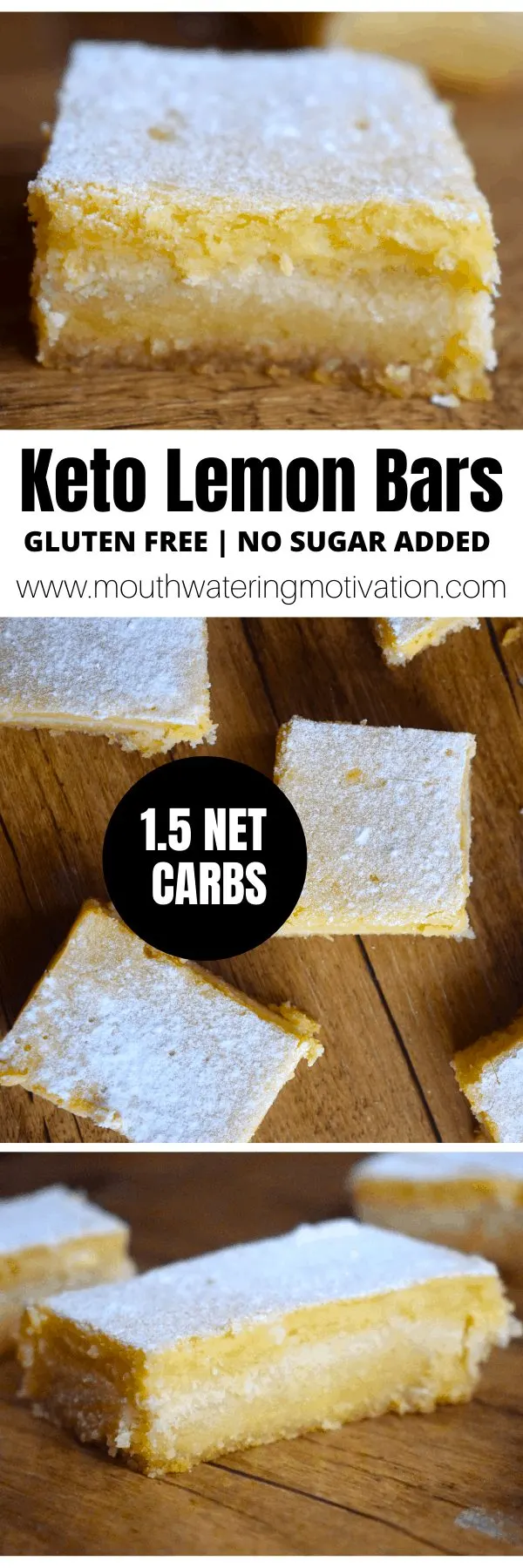 Keto Lemon Bars
