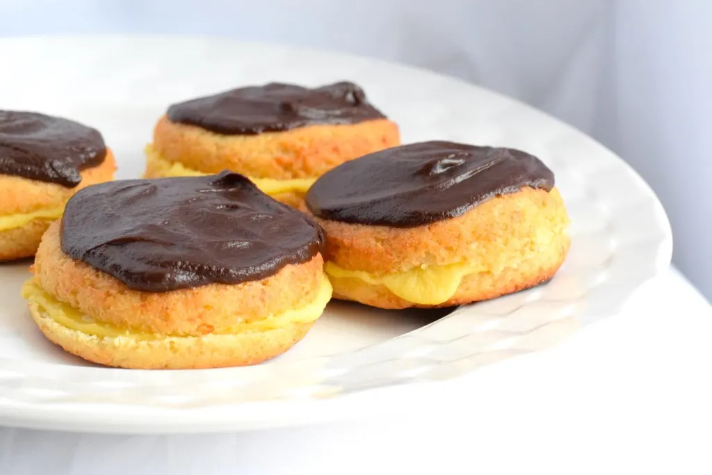 keto boston cream donuts