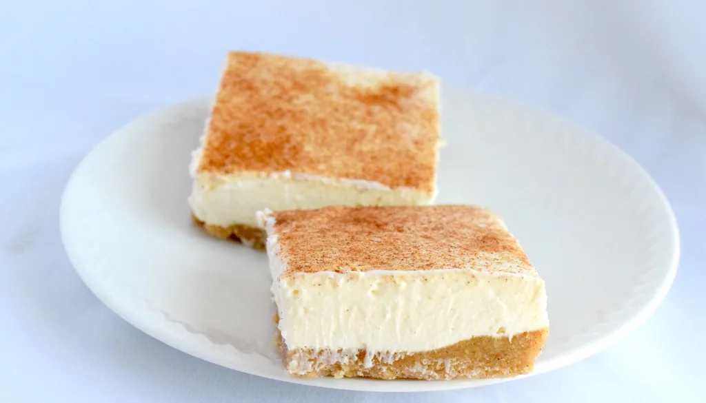 keto snickerdoodle cheesecake bars recipe